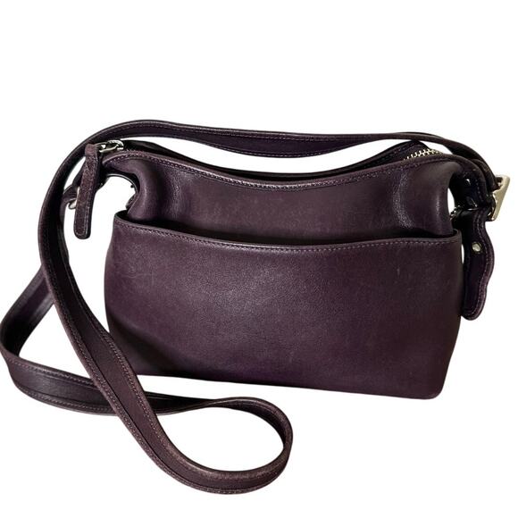 Vintage Coach Legacy 9136 Bag Women's Small Brown Leather Shoulder Purse Y2K - Picture 1 of 12